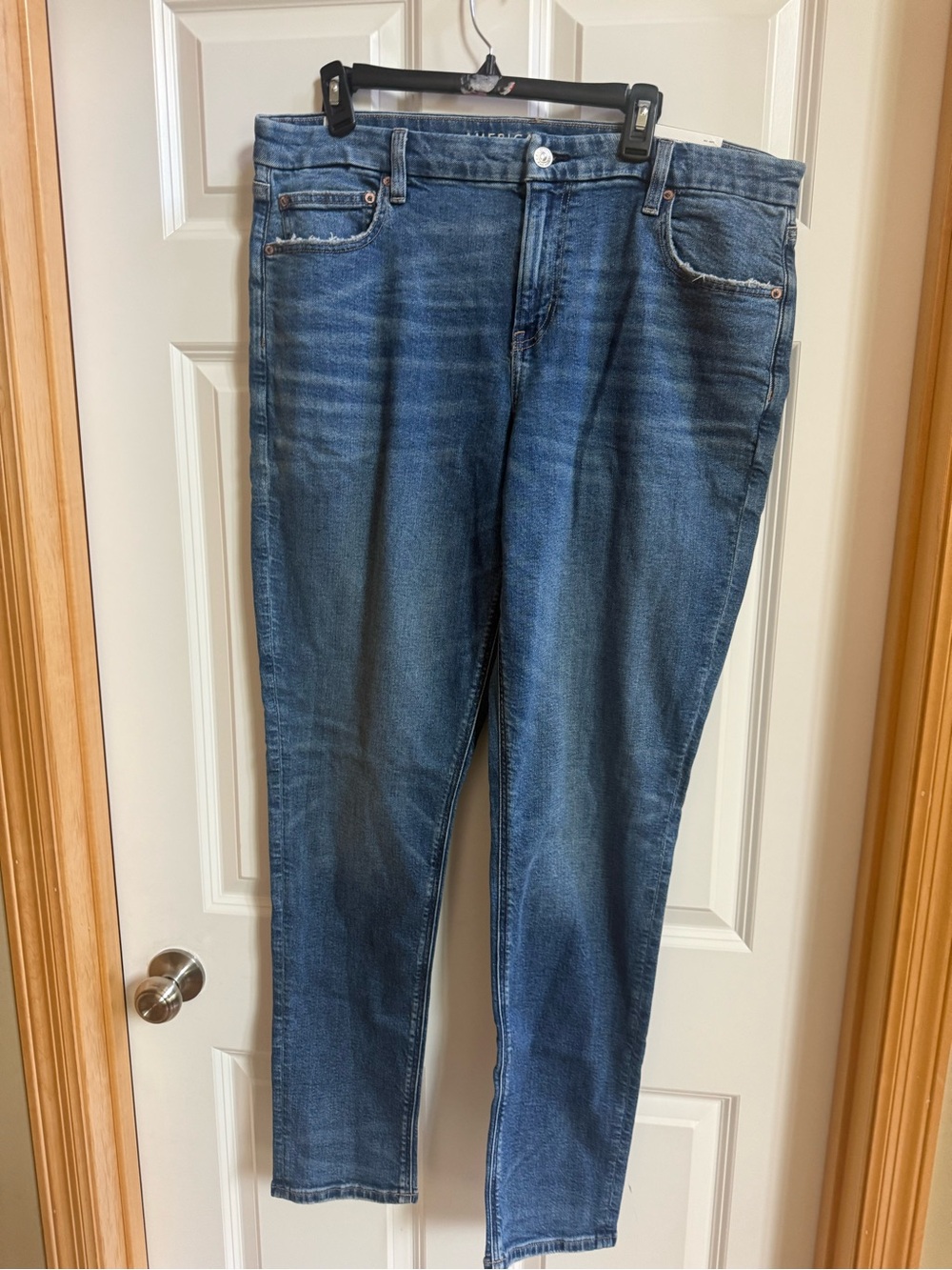 American Eagle curvy 90s skinny Classic Blue Denim Jeans NWT size 16